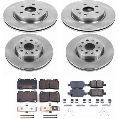 PowerStop Power Stop 16-19 Chevrolet Camaro Front & Rear Autospecialty Brake Kit KOE7293