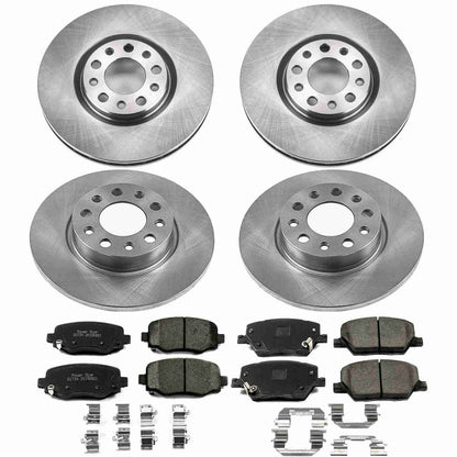 PowerStop Power Stop 16-18 Fiat 500X Front & Rear Autospecialty Brake Kit KOE7300