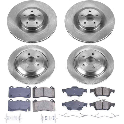 PowerStop Power Stop 16-18 Ford Focus Front & Rear Autospecialty Brake Kit KOE7319
