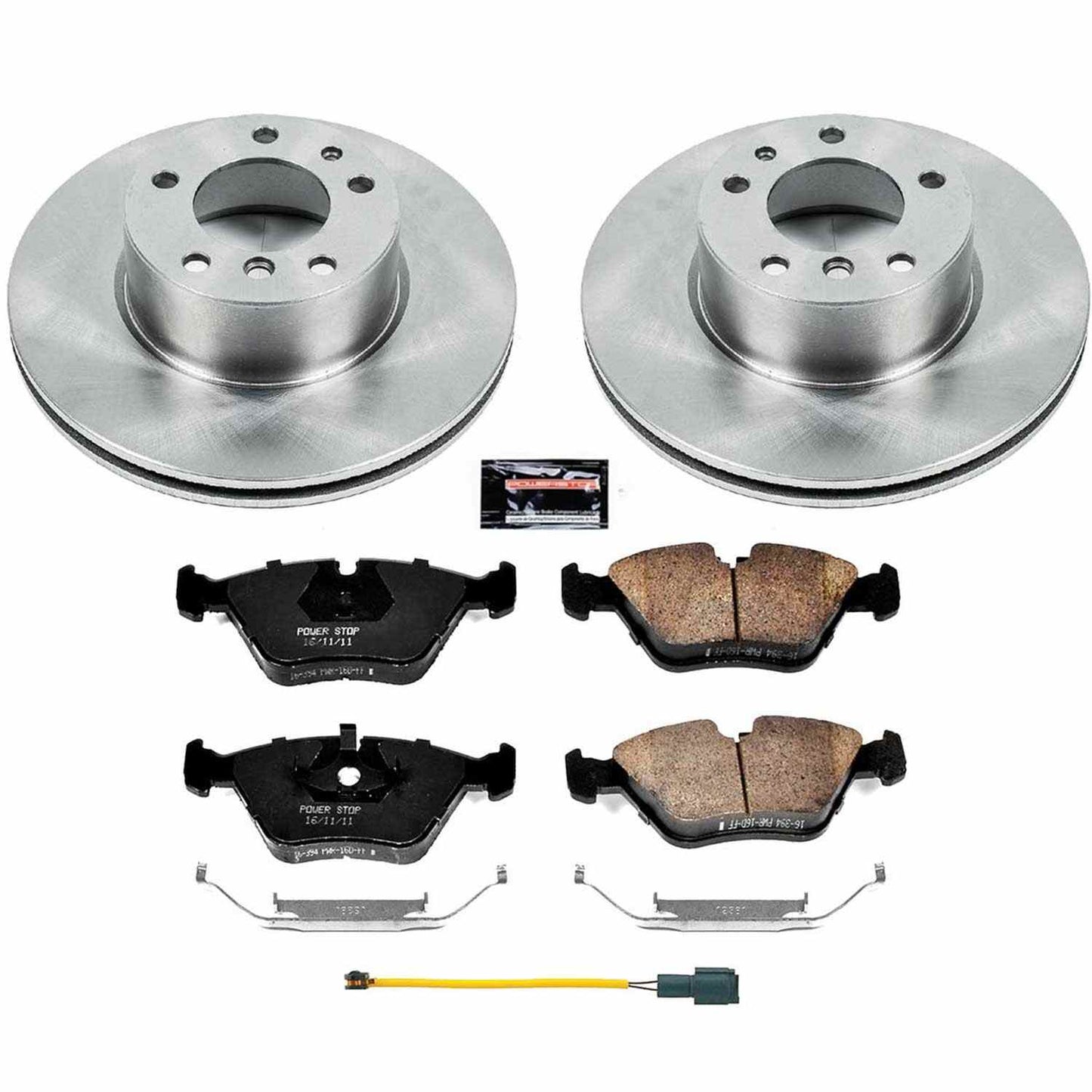 PowerStop Power Stop 1989 BMW 525i Front Autospecialty Brake Kit KOE7334