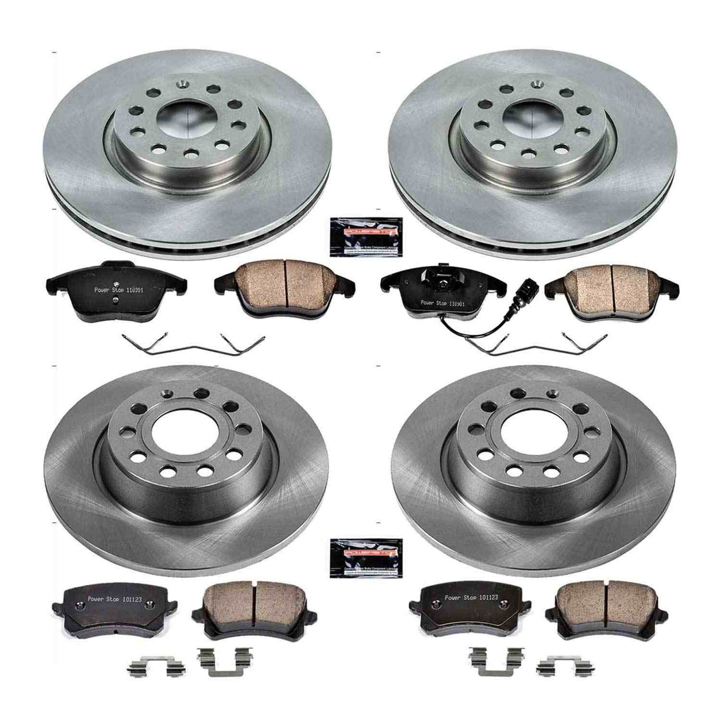 PowerStop Power Stop 2015 Audi Q3 Front & Rear Autospecialty Brake Kit KOE7339