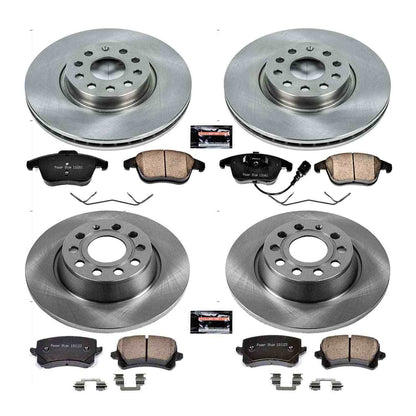 PowerStop Power Stop 2015 Audi Q3 Front & Rear Autospecialty Brake Kit KOE7339