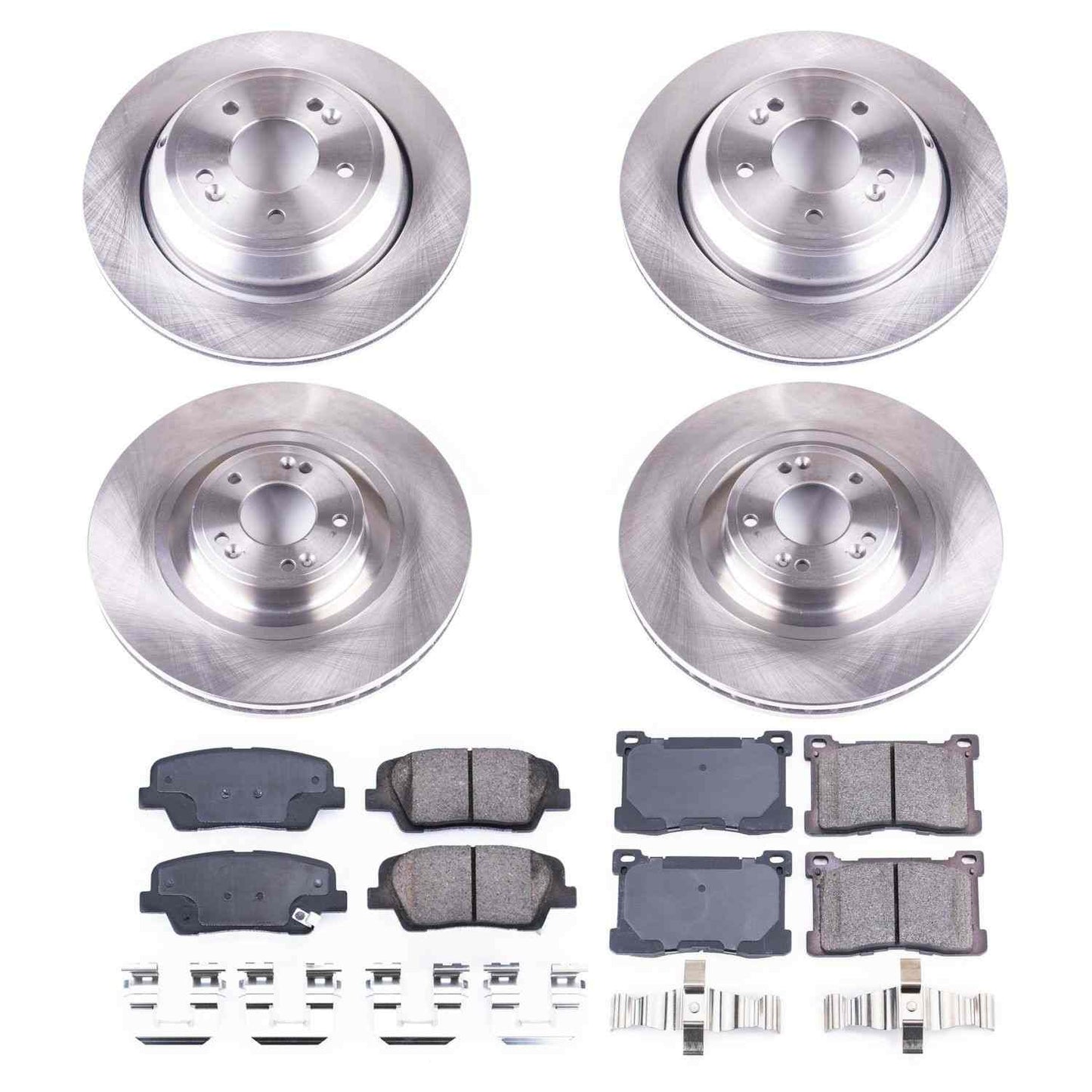 PowerStop Power Stop 12-16 Hyundai Equus Front & Rear Autospecialty Brake Kit KOE7342