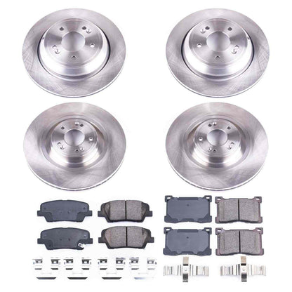 PowerStop Power Stop 12-16 Hyundai Equus Front & Rear Autospecialty Brake Kit KOE7342