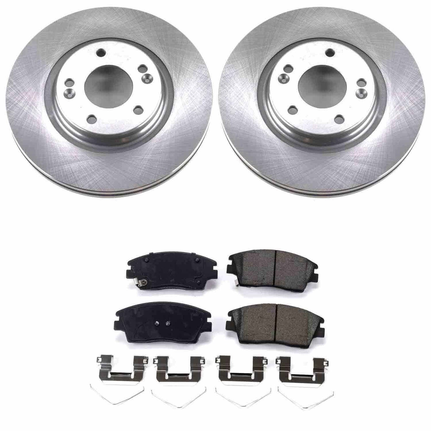 PowerStop Power Stop 17-19 Hyundai Elantra Front Autospecialty Brake Kit KOE7355