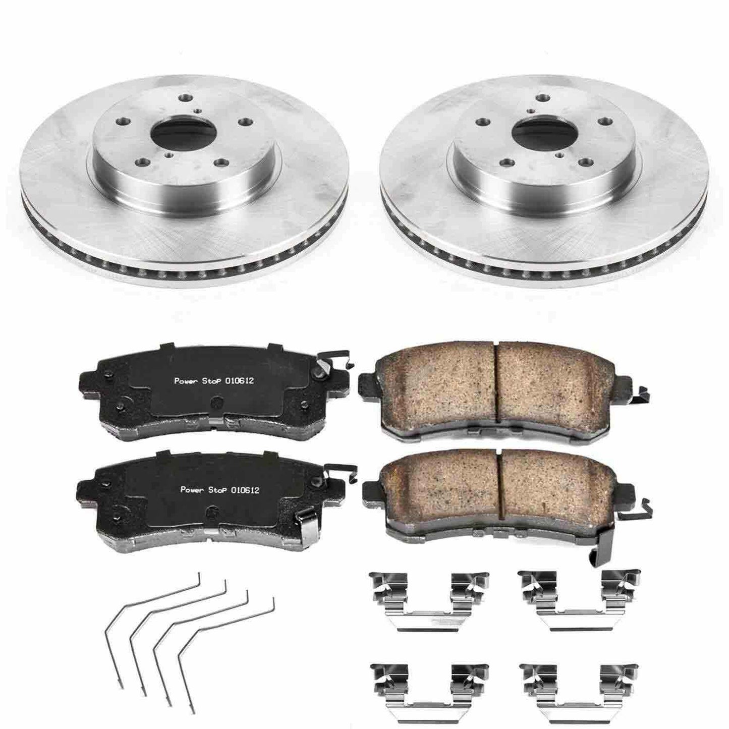 PowerStop Power Stop 15-18 Subaru Legacy Front Autospecialty Brake Kit KOE7356