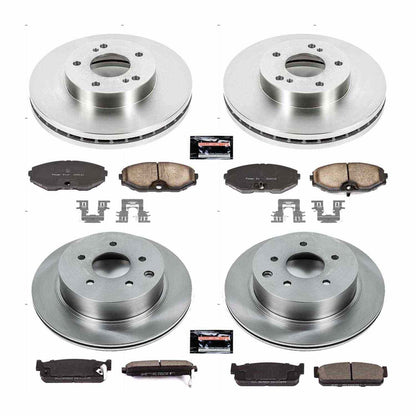 PowerStop Power Stop 93-97 Infiniti J30 Front & Rear Autospecialty Brake Kit KOE735