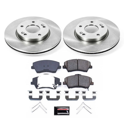 PowerStop Power Stop 17-19 Hyundai Elantra Front Autospecialty Brake Kit KOE7370