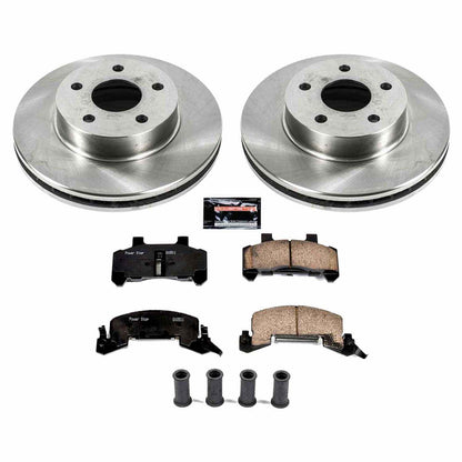 PowerStop Power Stop 82-89 Buick Century Front Autospecialty Brake Kit KOE7372