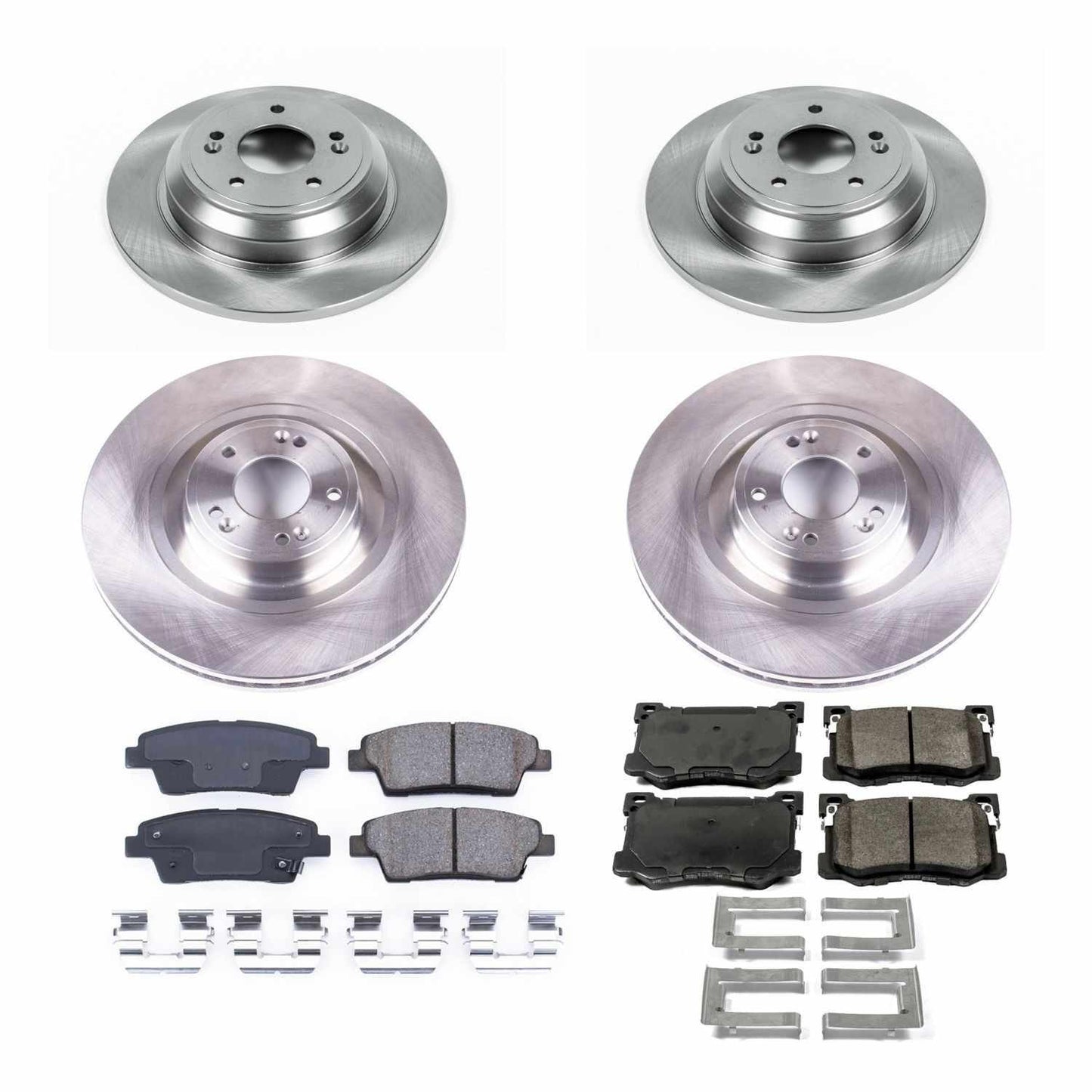 PowerStop Power Stop 15-16 Hyundai Genesis Front & Rear Autospecialty Brake Kit KOE7386