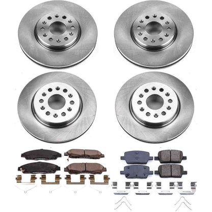 PowerStop Power Stop 17-18 GMC Acadia Front & Rear Autospecialty Brake Kit KOE7410