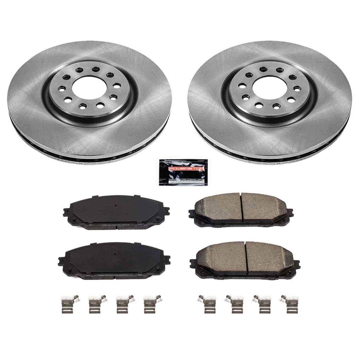 PowerStop Power Stop 17-19 Jeep Cherokee Front Autospecialty Brake Kit KOE7414