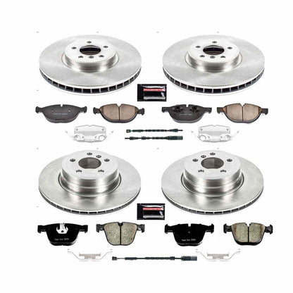 PowerStop Power Stop 16-18 BMW X5 Front & Rear Autospecialty Brake Kit KOE7432