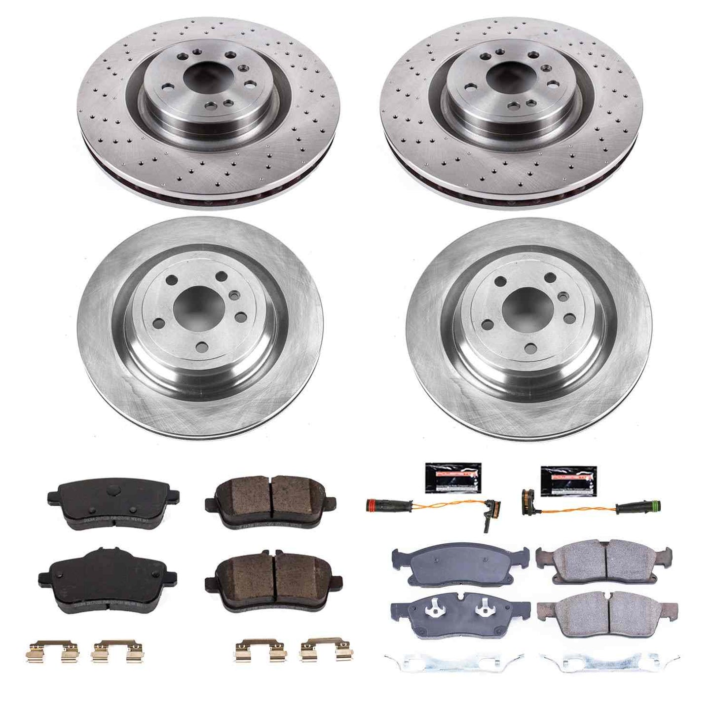 PowerStop Power Stop 2016 Mercedes-Benz GLE300d Front & Rear Autospecialty Brake Kit KOE7437