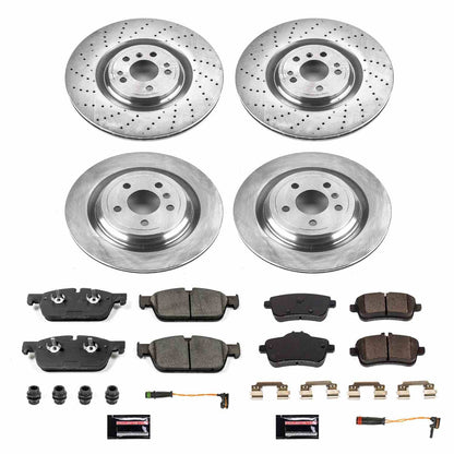 PowerStop Power Stop 2016 Mercedes-Benz GLE450 AMG Front & Rear Autospecialty Brake Kit KOE7442