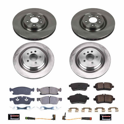 PowerStop Power Stop 2017 Mercedes-Benz GLS450 Front & Rear Autospecialty Brake Kit KOE7445