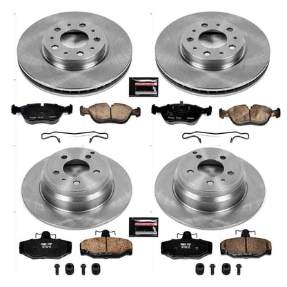 PowerStop Power Stop 1997 Volvo 850 Front & Rear Autospecialty Brake Kit KOE7498
