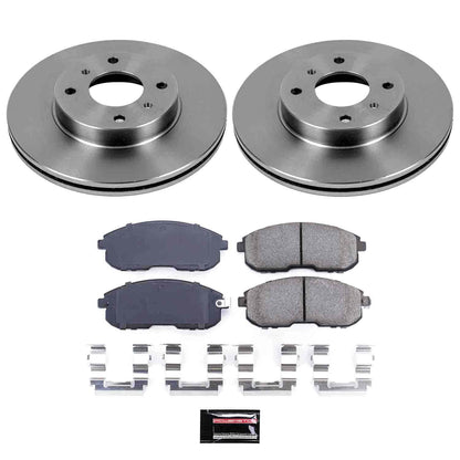 PowerStop Power Stop 99-02 Infiniti G20 Front Autospecialty Brake Kit KOE749
