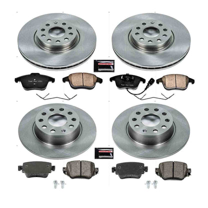 PowerStop Power Stop 15-18 Volkswagen Passat Front & Rear Autospecialty Brake Kit KOE7501