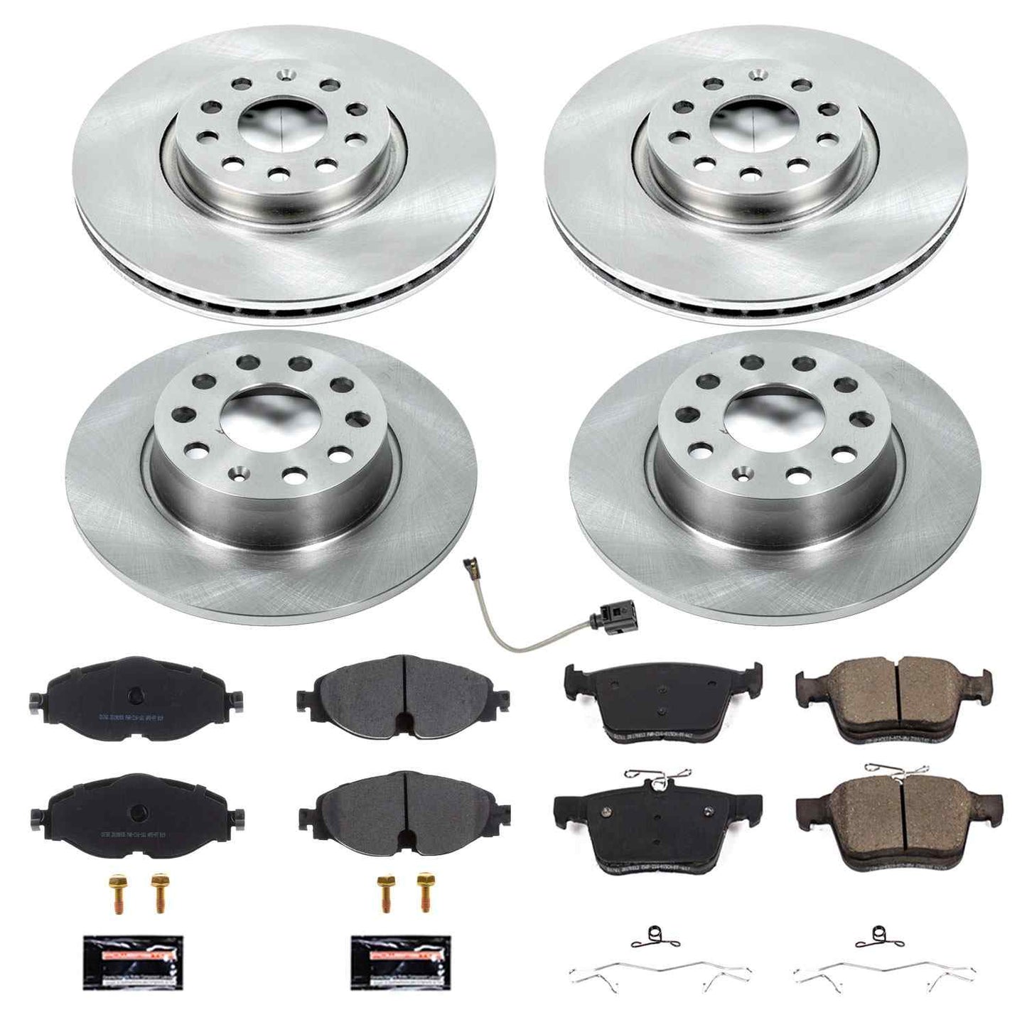 PowerStop Power Stop 15-18 Audi A3 Front & Rear Autospecialty Brake Kit KOE7502