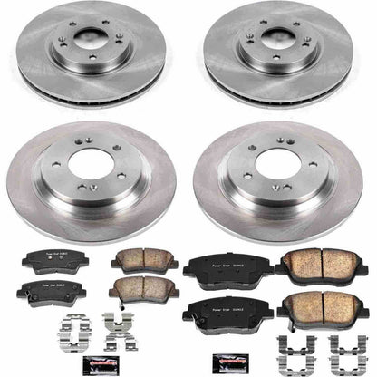 PowerStop Power Stop 13-17 Kia Optima Front & Rear Autospecialty Brake Kit KOE7504