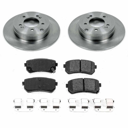 PowerStop Power Stop 16-19 Hyundai Sonata Rear Autospecialty Brake Kit KOE7505