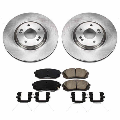 PowerStop Power Stop 17-19 Hyundai Sonata Front Autospecialty Brake Kit KOE7509