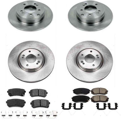 PowerStop Power Stop 17-19 Hyundai Sonata Front & Rear Autospecialty Brake Kit KOE7510