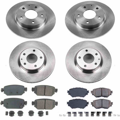 PowerStop Power Stop 17-18 Mazda 3 Front & Rear Autospecialty Brake Kit KOE7518
