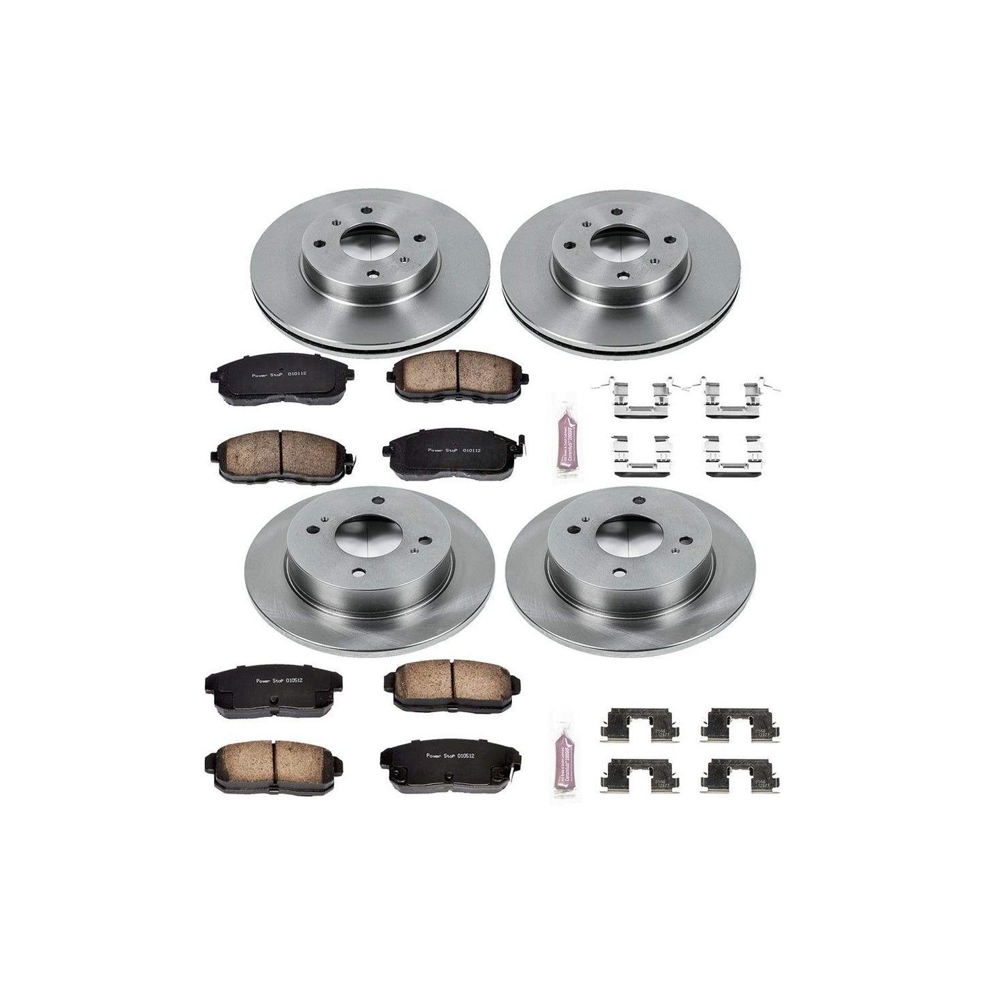 PowerStop Power Stop 01-02 Infiniti G20 Front & Rear Autospecialty Brake Kit KOE751