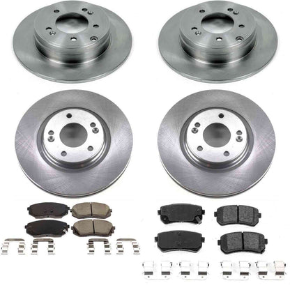 PowerStop Power Stop 16-19 Hyundai Sonata Front & Rear Autospecialty Brake Kit KOE7522