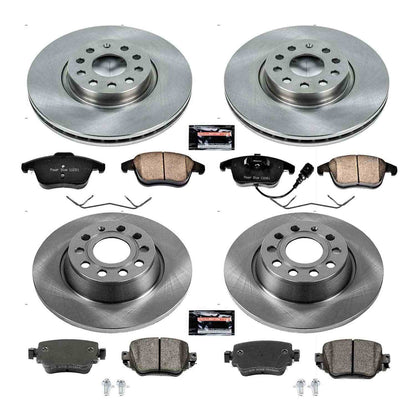 PowerStop Power Stop 16-18 Audi Q3 Front & Rear Autospecialty Brake Kit KOE7537