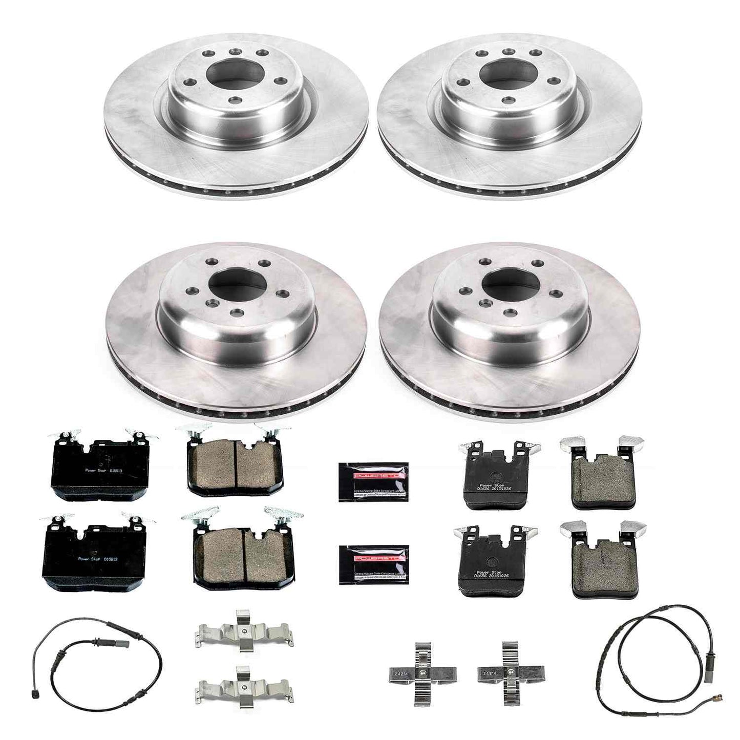 PowerStop Power Stop 16-18 BMW 320i xDrive Front & Rear Autospecialty Brake Kit KOE7547