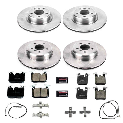 PowerStop Power Stop 16-18 BMW 320i xDrive Front & Rear Autospecialty Brake Kit KOE7547