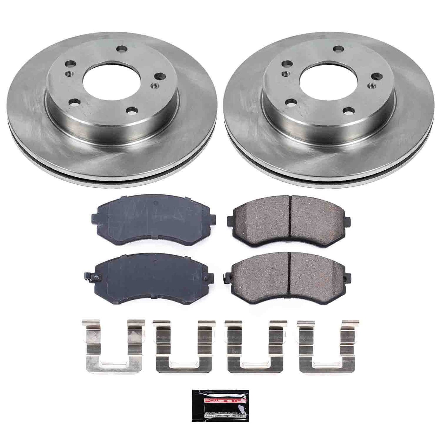 PowerStop Power Stop 94-96 Nissan 240SX Front Autospecialty Brake Kit KOE754