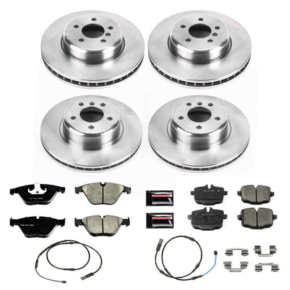 PowerStop Power Stop 12-16 BMW 640i Front & Rear Autospecialty Brake Kit KOE7552