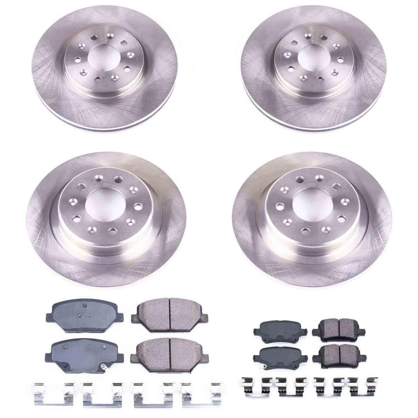 PowerStop Power Stop 17-19 Buick LaCrosse Front & Rear Autospecialty Brake Kit KOE7557
