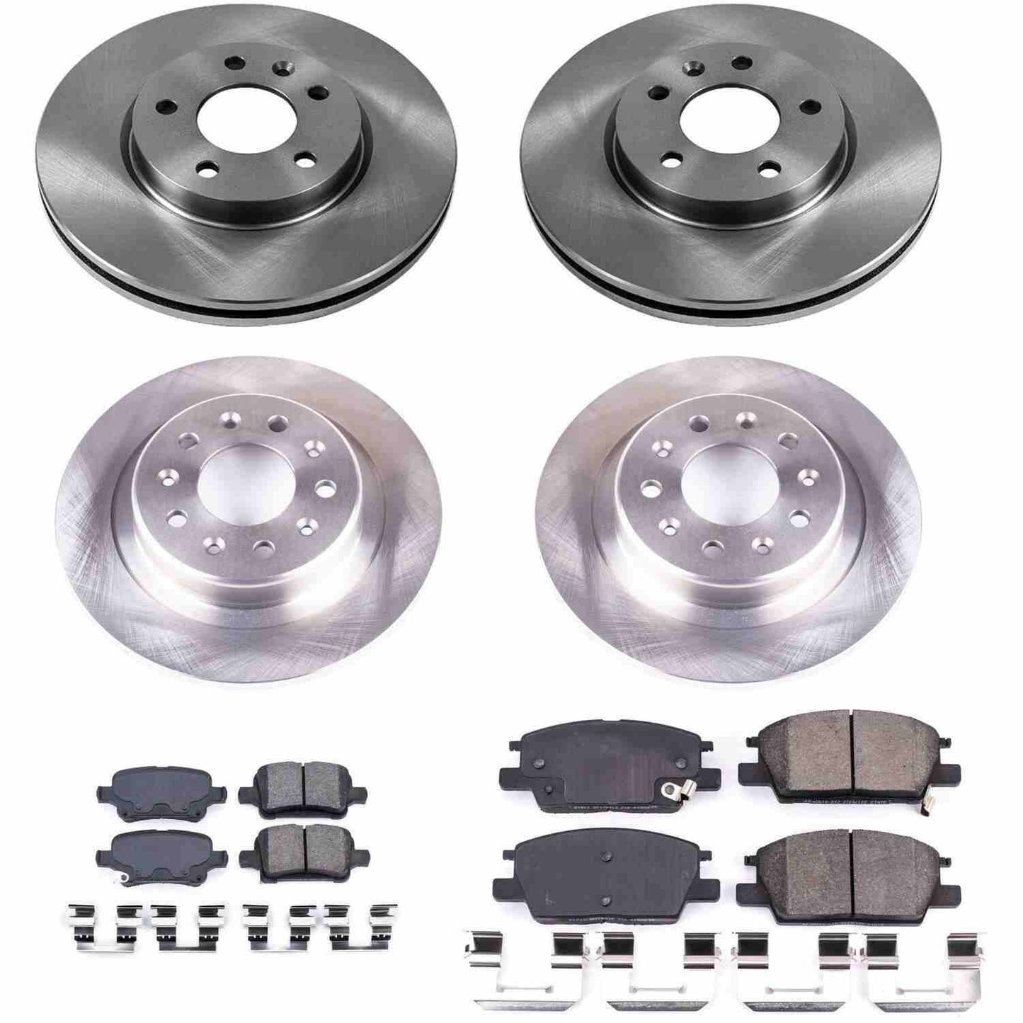 PowerStop Power Stop 18-19 Buick LaCrosse Front & Rear Autospecialty Brake Kit KOE7566