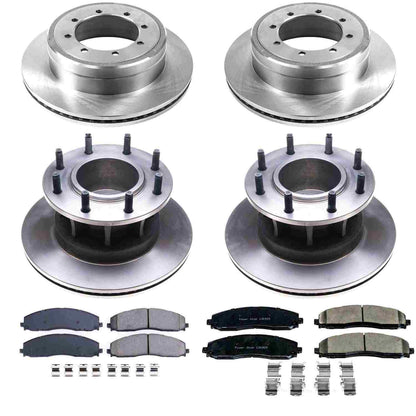 PowerStop Power Stop 17-19 Ford F-350 Super Duty Front & Rear Autospecialty Brake Kit KOE7572