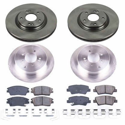 PowerStop Power Stop 16-18 Hyundai Tucson Front & Rear Autospecialty Brake Kit KOE7581