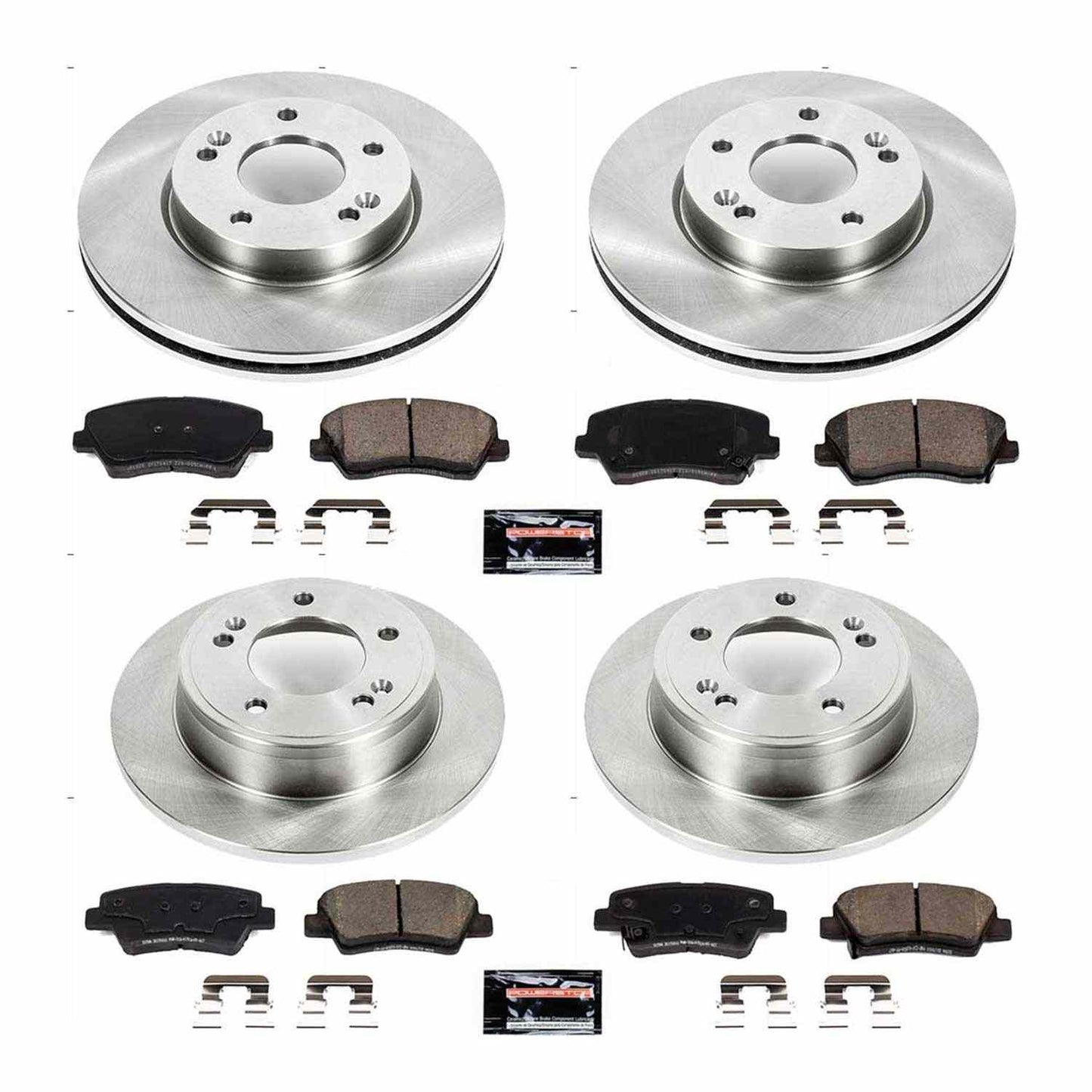 PowerStop Power Stop 16-17 Hyundai Veloster Front & Rear Autospecialty Brake Kit KOE7582