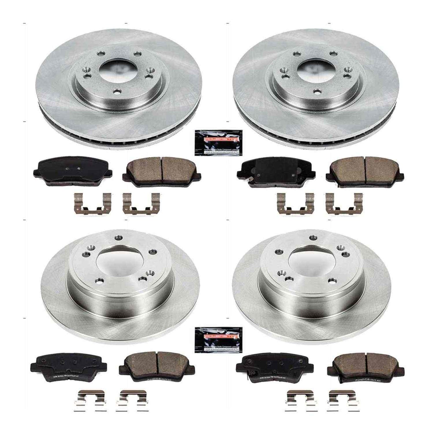 PowerStop Power Stop 16-17 Hyundai Veloster Front & Rear Autospecialty Brake Kit KOE7583