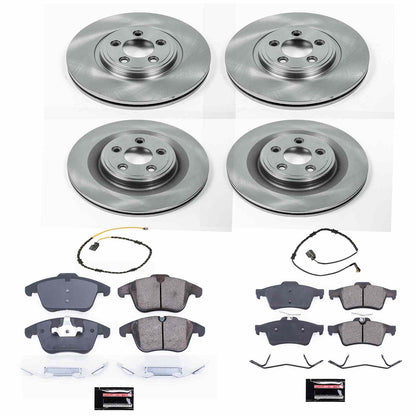 PowerStop Power Stop 13-15 Jaguar XF Front & Rear Autospecialty Brake Kit KOE7592