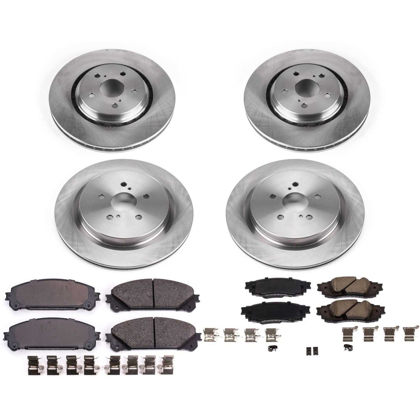 PowerStop Power Stop 16-18 Lexus RX350 Front & Rear Autospecialty Brake Kit KOE7606