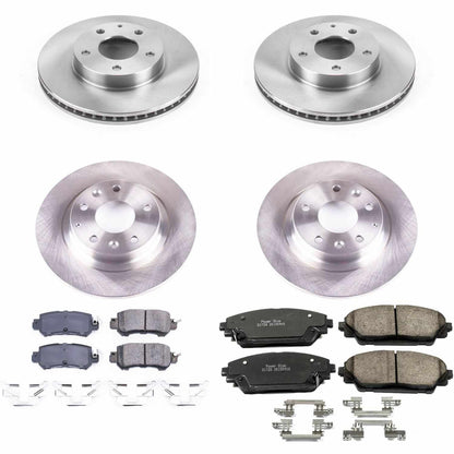 PowerStop Power Stop 16-18 Mazda CX-3 Front & Rear Autospecialty Brake Kit KOE7608