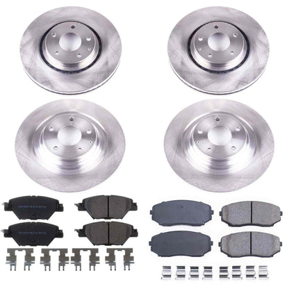 PowerStop Power Stop 16-18 Mazda CX-9 Front & Rear Autospecialty Brake Kit KOE7610