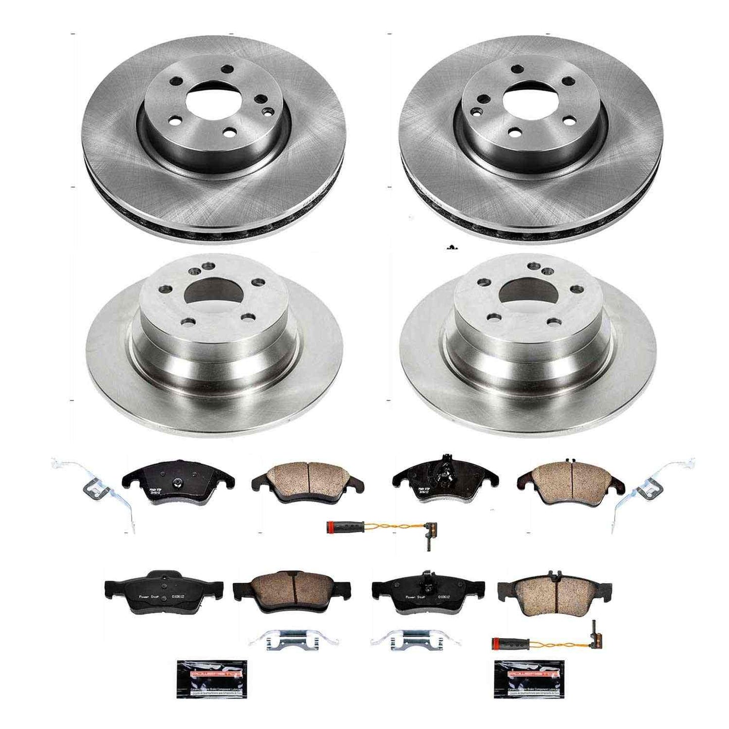 PowerStop Power Stop 14-16 Mercedes-Benz E250 Front & Rear Autospecialty Brake Kit KOE7612