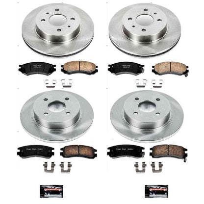 PowerStop Power Stop 91-92 Saturn SC Front & Rear Autospecialty Brake Kit KOE7630