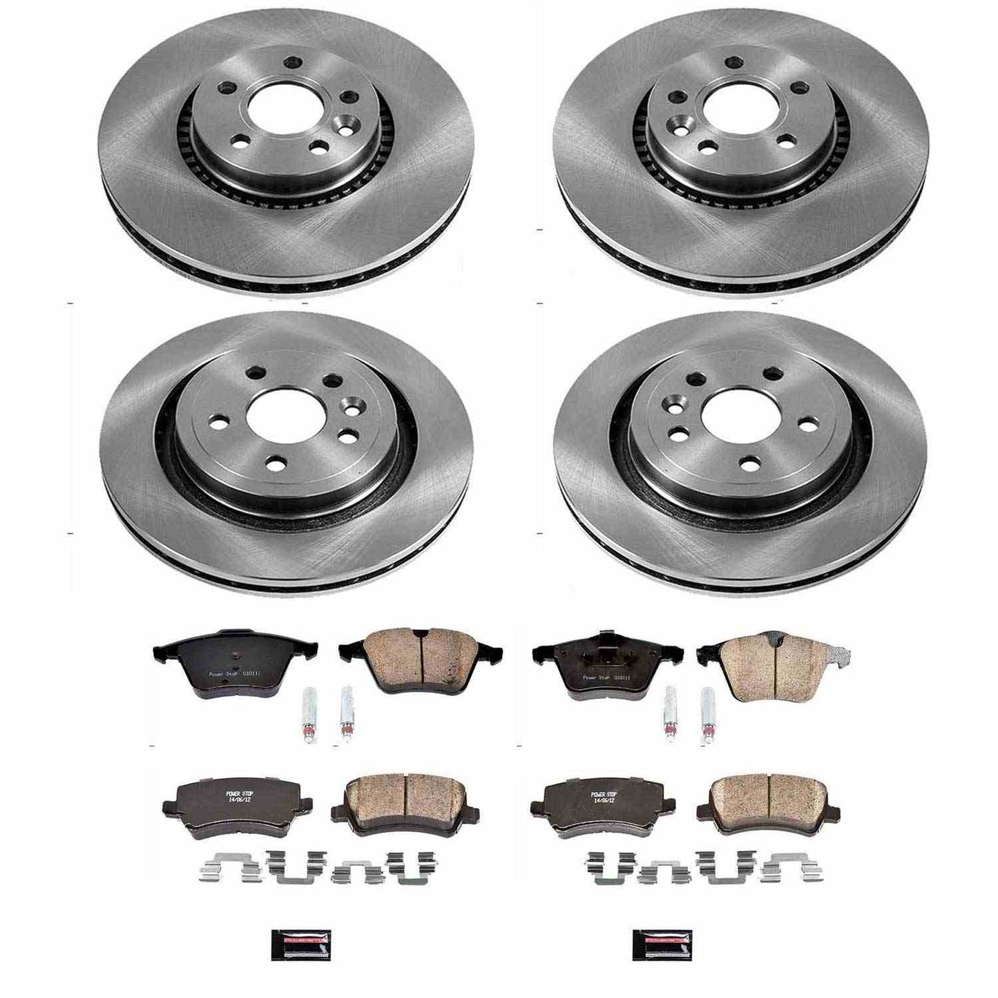 PowerStop Power Stop 15-18 Volvo S60 Front & Rear Autospecialty Brake Kit KOE7637