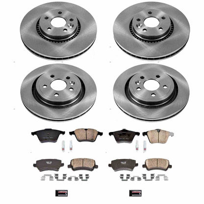 PowerStop Power Stop 15-18 Volvo S60 Front & Rear Autospecialty Brake Kit KOE7637